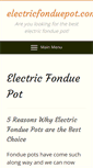 Mobile Screenshot of electricfonduepot.com